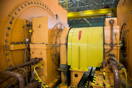 Turbine generator in Nuclear power plant.