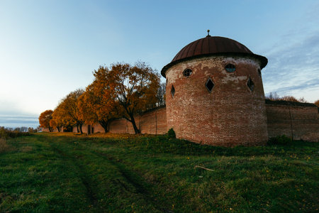 Old Saburov Fortress in the Oryol region, Russia.の写真素材