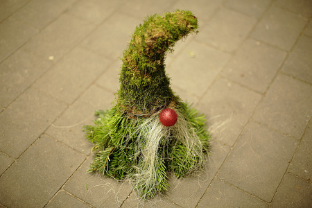 Traditional Swedish handmade decoration for Christmas holiday. Gnome.の写真素材
