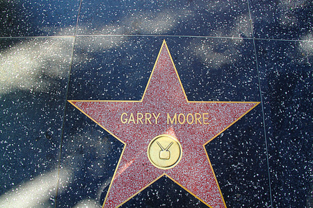 Hollywood Walk of Fame. Star By Name Of Garry Mooreのeditorial素材