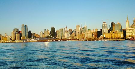 Amazing view of Manhattan New York skylineの写真素材