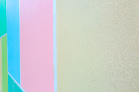 Beautiful colorful texture / background of green, blue, pink and biege colors.の写真素材