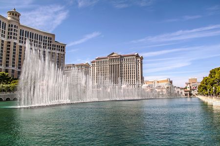 Gorgeous Bellagio Fountains Las Vegas Strip - Las Vegas Strip Hotel. 09.17.2012. USA. Las Vegas.のeditorial素材