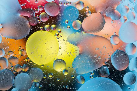 Close up view of colorful abstract design, texture. Beautiful abstract backgrounds.の写真素材
