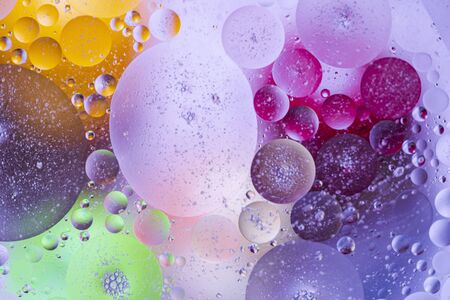 View of red, blue, purple, orange, yellow colorful abstract design, texture. Beautiful backgrounds.の写真素材
