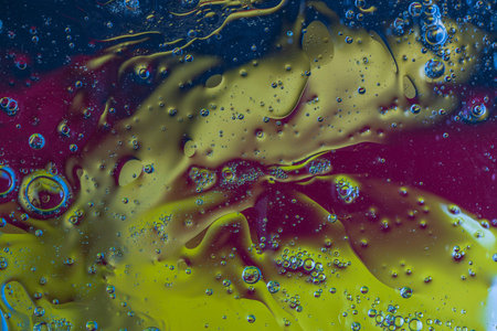 Beautiful view of black, red, yellow abstract design texture.