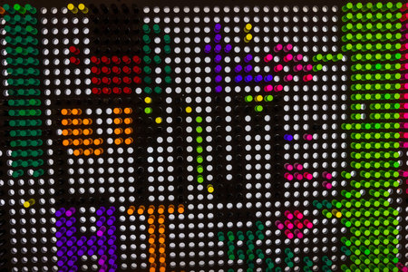 Close up view of colorful mosaic background texture.の写真素材