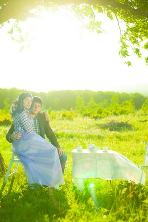 Couple enjoying the dayの写真素材