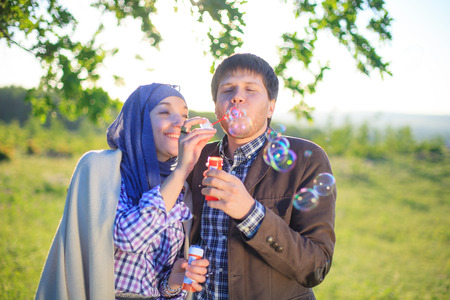 Couple enjoying the dayの写真素材