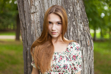 Young beautiful womanの写真素材