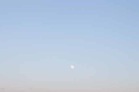 Full moon and sky.