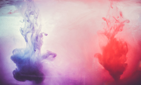 Ink in waterの写真素材