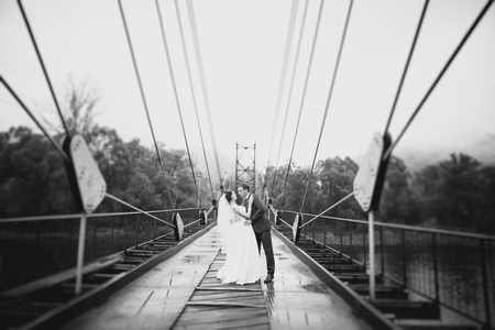 happy wedding coupleの写真素材