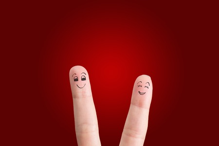 friendly coupleの写真素材