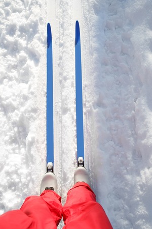 ski runの写真素材