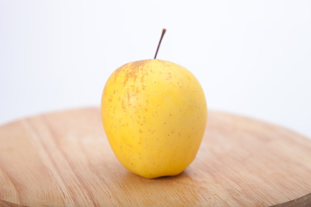yellow appleの写真素材