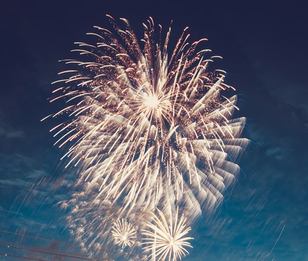 fireworks displayの写真素材