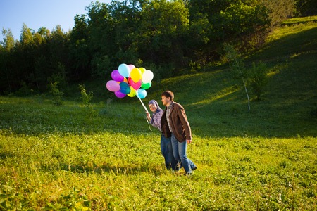 Young couple loveの写真素材