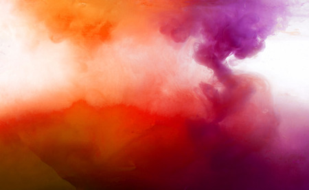 Abstract pattern background with abstract colours ink in waterの写真素材