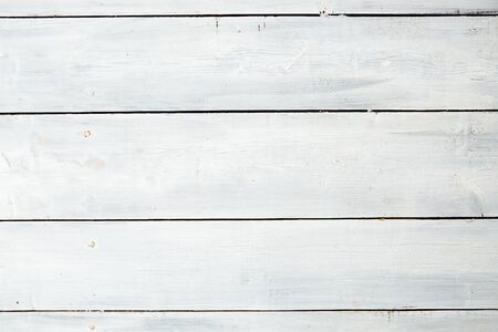 White old wooden wall texture background. White plank.の写真素材