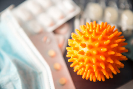 Novel coronavirus - 2019-nCoV. The inscription on the background of tablets 2019-nCoV.