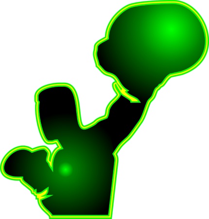 boxing boxer punchのイラスト素材