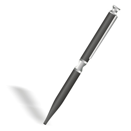 3D pen illustration with shadowの写真素材