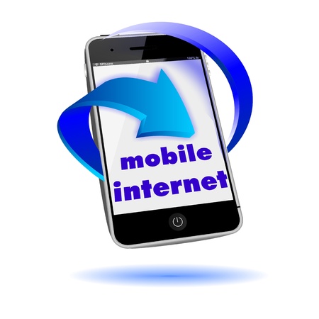 smartphone, mobile internet icon  for m-commerceの写真素材
