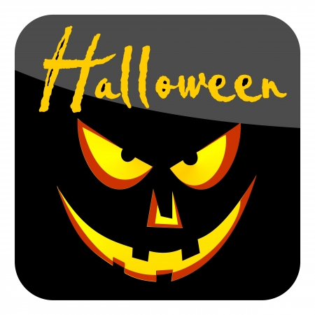 HALLOWEEN APP buttonの写真素材