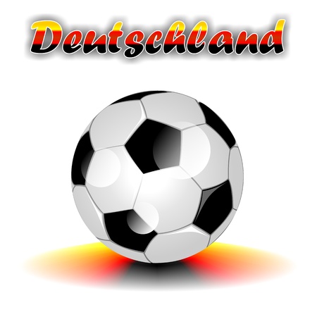 DEUTSCHLAND soccer ballの写真素材