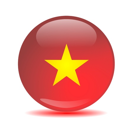 Vietnam Flag Sphereの写真素材