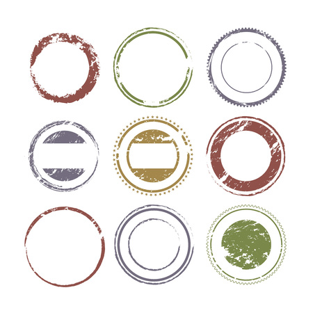 Shapes for labels and stampsのイラスト素材