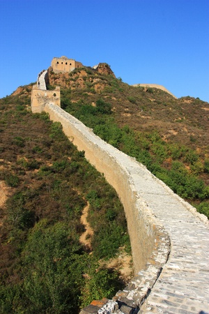 The great wall of beijing ,Chinaの写真素材