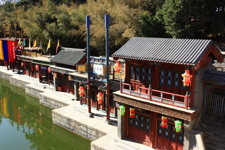 The landscape of Summer Palace,beijing ,china.The image was taken at April 2011.の写真素材