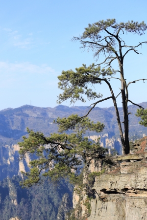 landscape of mountains of chinaの写真素材