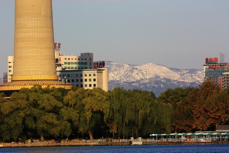 cityscape of CCTV tower,beijingのeditorial素材