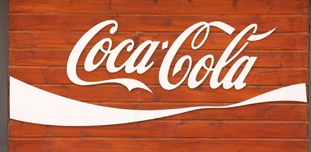 coca-cola logoのeditorial素材