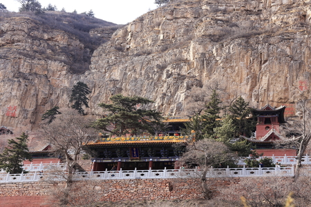 Chinese Palace in the mountainのeditorial素材