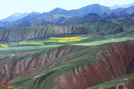 landcape of mountain in summer,Chineseの写真素材