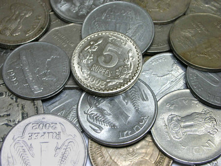 IndianCurrency - Coins of different denominations