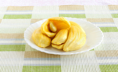 Jackfruit arils, or bulbs, with a seed visible, are said to be good for the health because...
