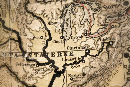Old Map of America