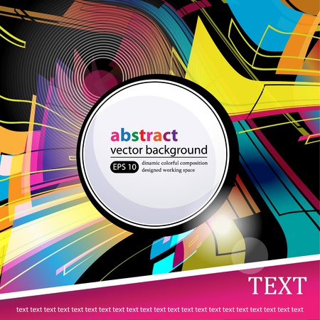 Abstract colorful modern vector background with copy spaceのイラスト素材
