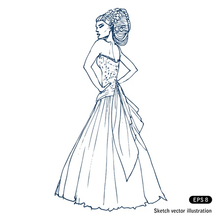   Bride  のイラスト素材