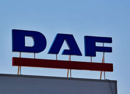 DAF Trucks NV is a Dutch truck manufacturing company and a division of PACCAR, (Pacific Car and Foundry Company).のeditorial素材