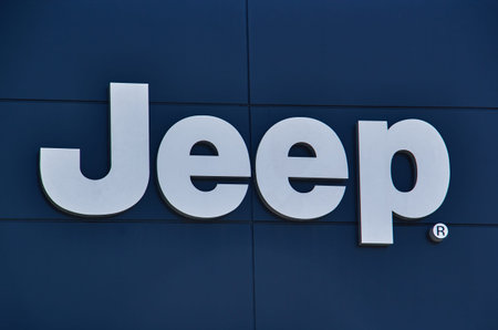 Alfa Romeo car logo on dealership. American regulator investigate Fiat Chrysler Automobiles for...