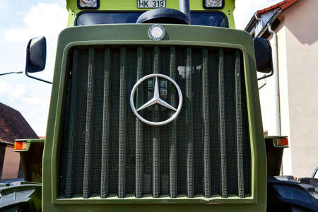 Old Tractor Mercedes-Benz MB-Trac 700 K, 1987.Mercedes-Benz is a German automobile manufacturer.のeditorial素材