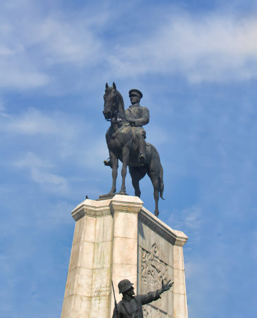 Statue of Ataturk, the founder of modern Turkey, Ulus, Ankara