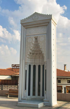 The minbar in the garden of Hac? Bayram Veli Mosque.のeditorial素材