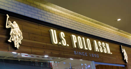 Shop US Polo Assn. in the Mall. Company logo.のeditorial素材
